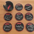 Bộ lót ly F1 (F1 Coasters set) - Thumbnail 1