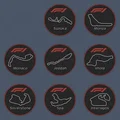 Bộ lót ly F1 (F1 Coasters set) - Thumbnail 3