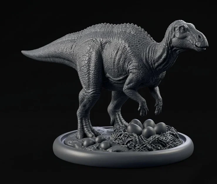 Mô hình tượng khủng long Shantungosaurus Giganteus chi tiết cao để in 3D - Image 1