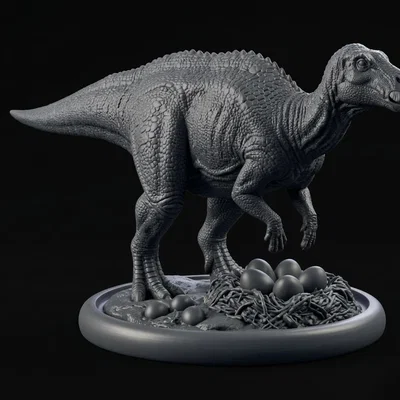 Mô hình tượng khủng long Shantungosaurus Giganteus chi tiết cao để in 3D