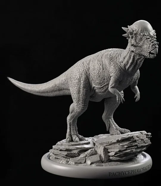 Mô hình khủng long Pachycephalosaurus in 3D chi tiết cao - Image 1