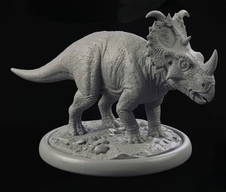 Mô hình khủng long Pachyrhinosaurus in 3D độ chi tiết cực cao - Image 1