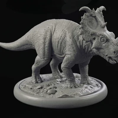 Mô hình khủng long Pachyrhinosaurus in 3D độ chi tiết cực cao