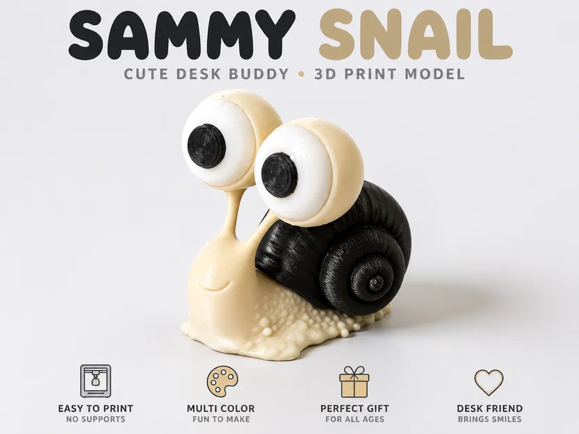Ốc sên Sammy đáng yêu với đôi mắt to tròn - Image 1