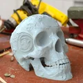 Mô hình đầu lâu trang trí 3D (Skull Ornament) cực đẹp - Thumbnail 1