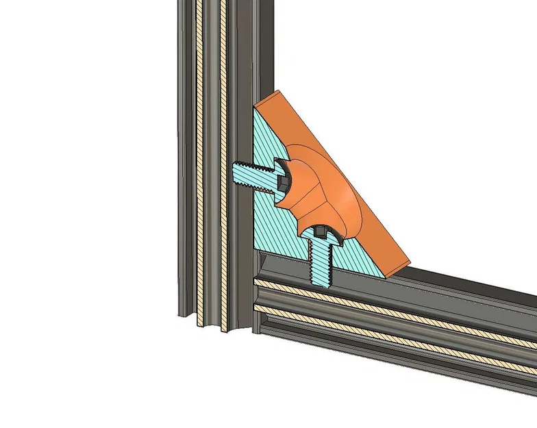 Co chữ L 90° cho 2020 extrusion - Image 4