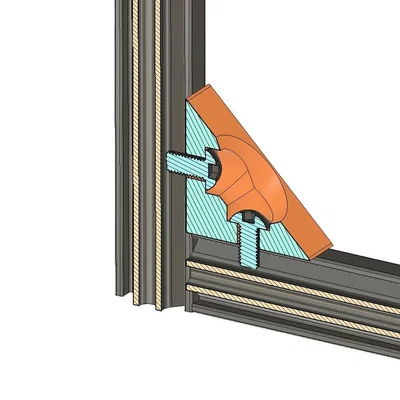 Co chữ L 90° cho 2020 extrusion