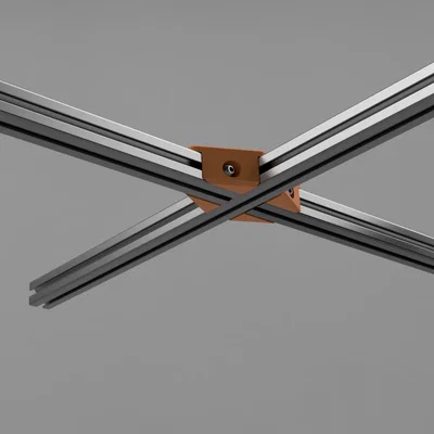 Khớp nối chữ T 4 hướng cho nhôm định hình 2020