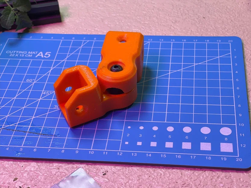 Bản lề/Pivot cho nhôm định hình 2020 (2020 Extrusion Pivot/Hinge) - Image 2
