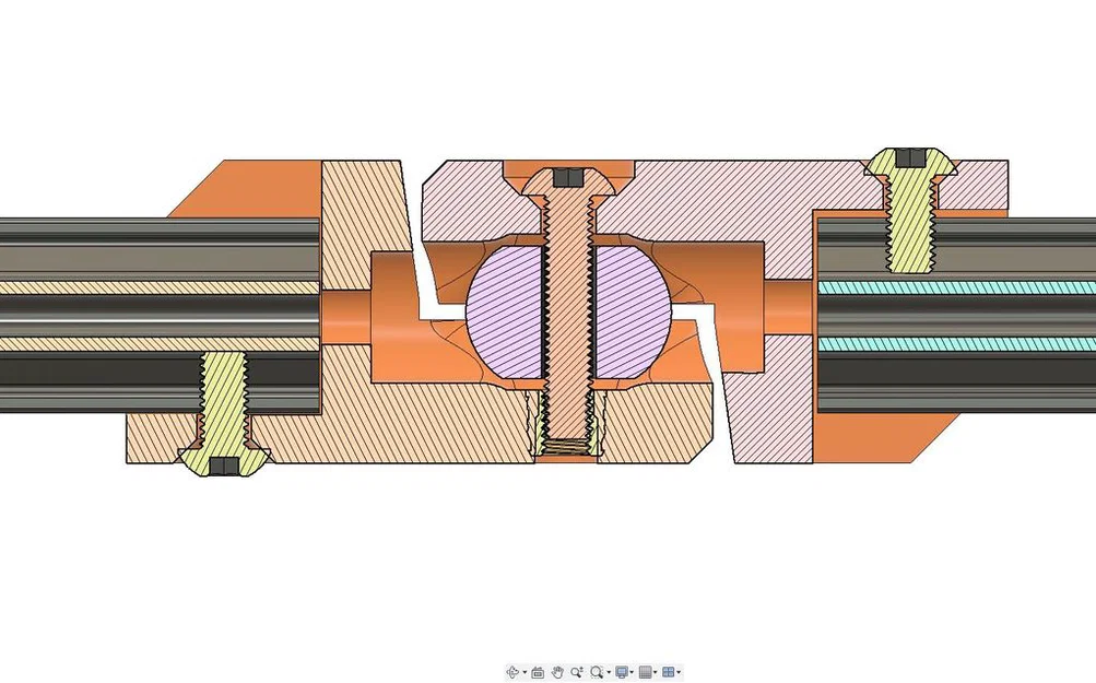 Bản lề/Pivot cho nhôm định hình 2020 (2020 Extrusion Pivot/Hinge) - Image 4