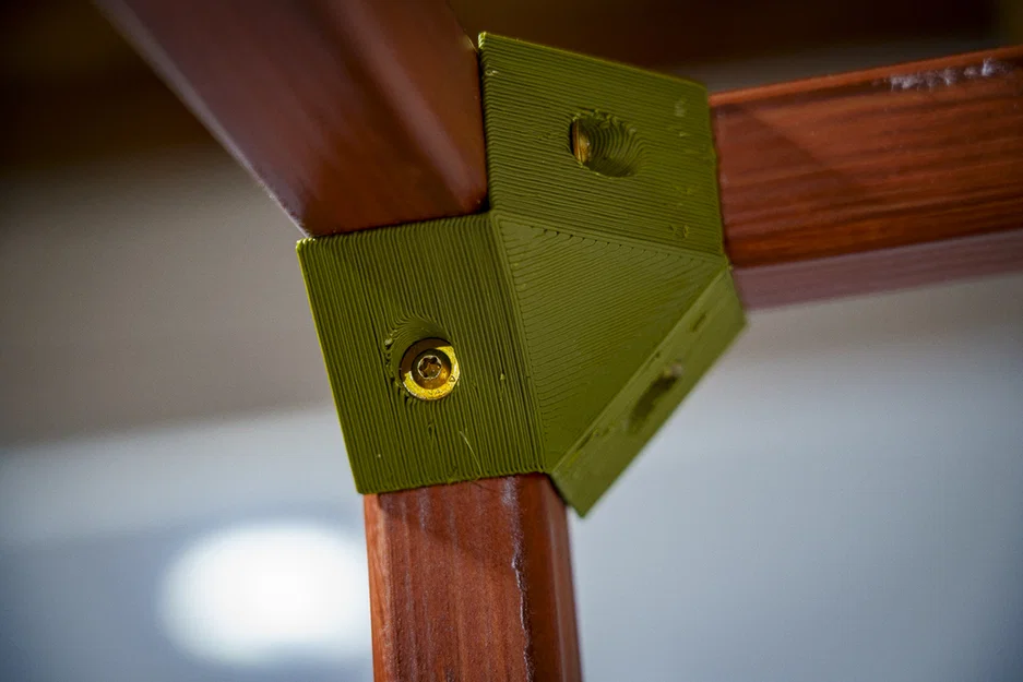 Ke góc để ghép trụ gỗ vuông 1.25" (Corner brackets) - Image 1