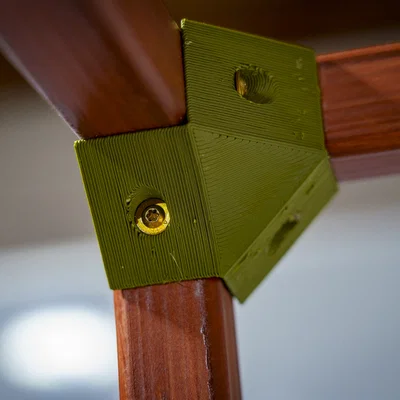 Ke góc để ghép trụ gỗ vuông 1.25" (Corner brackets)