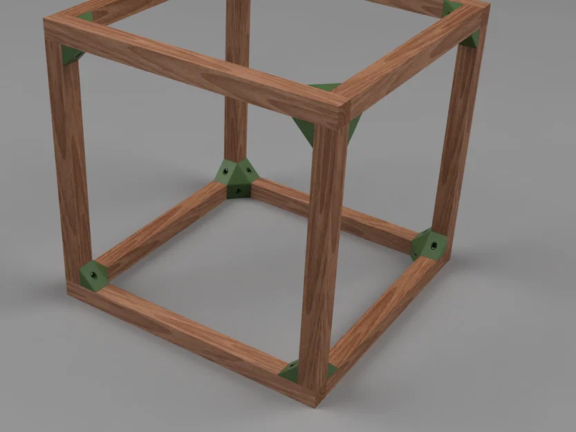 Ke góc để ghép trụ gỗ vuông 1.25" (Corner brackets) - Image 2