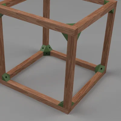 Ke góc để ghép trụ gỗ vuông 1.25" (Corner brackets)