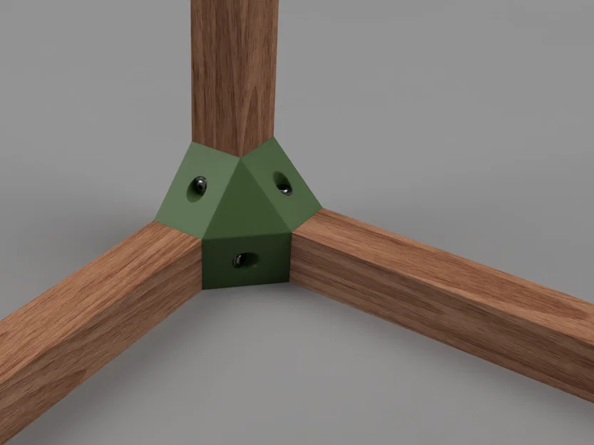 Ke góc để ghép trụ gỗ vuông 1.25" (Corner brackets) - Image 3