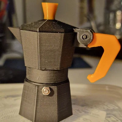 Bialetti Moka maker – Mô hình máy pha cà phê Moka (bài tập thiết kế)