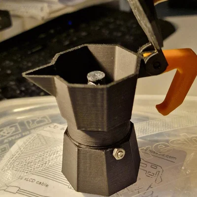 Bialetti Moka maker – Mô hình máy pha cà phê Moka (bài tập thiết kế)