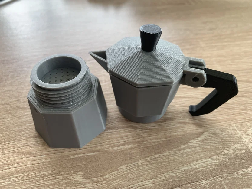 Bộ linh kiện in 3D cải tiến cho mô hình ấm pha cà phê Bialetti Moka - Image 1