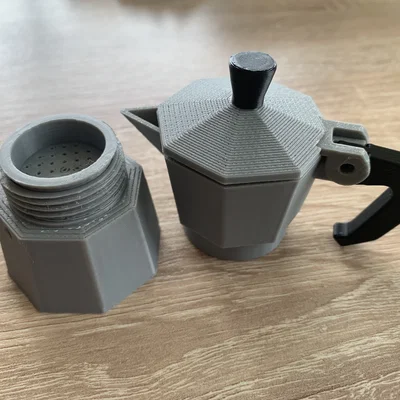Bộ linh kiện in 3D cải tiến cho mô hình ấm pha cà phê Bialetti Moka