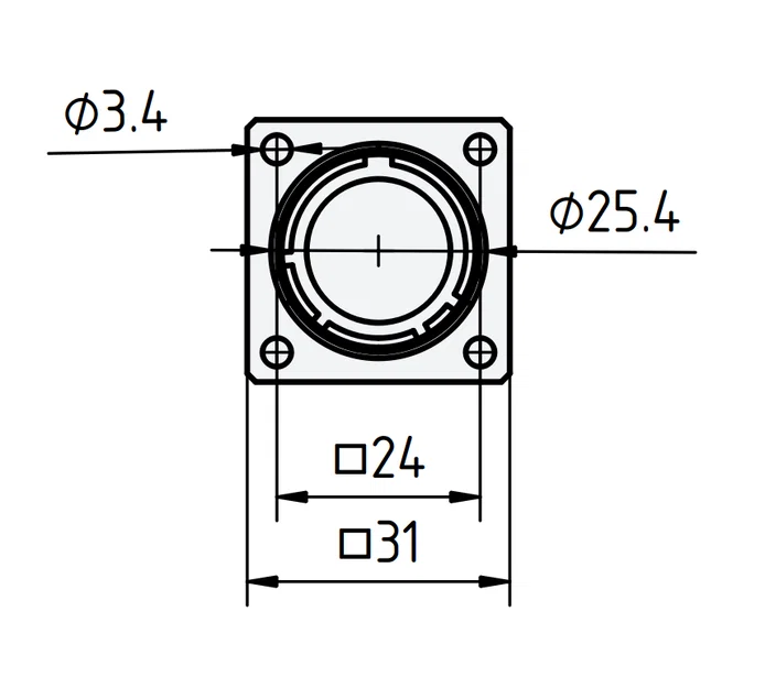 Hệ MIL Connector Size D 15 Contacts Keying N (D38999 D-15) in 3D - Image 4