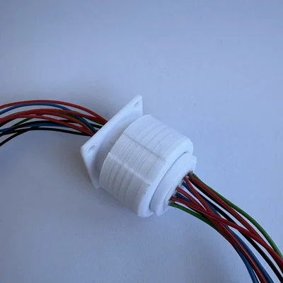 Hệ MIL Connector Size D 12 Contacts Keying N (D38999 D-97) in 3D