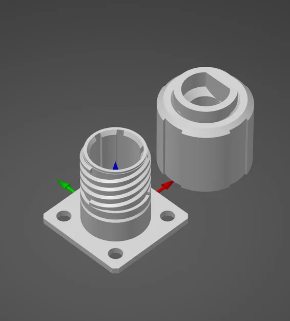 Vỏ MIL Connector Size A Keying E (D38999) – Print-in-Place - Image 3