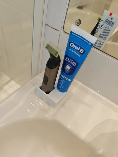 Kệ để Philips OneBlade Pro và kem đánh răng Oral-B - Image 1