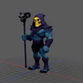 Mô hình 3D Skeletor (Master of the Universe) sắc nét - Thumbnail 1