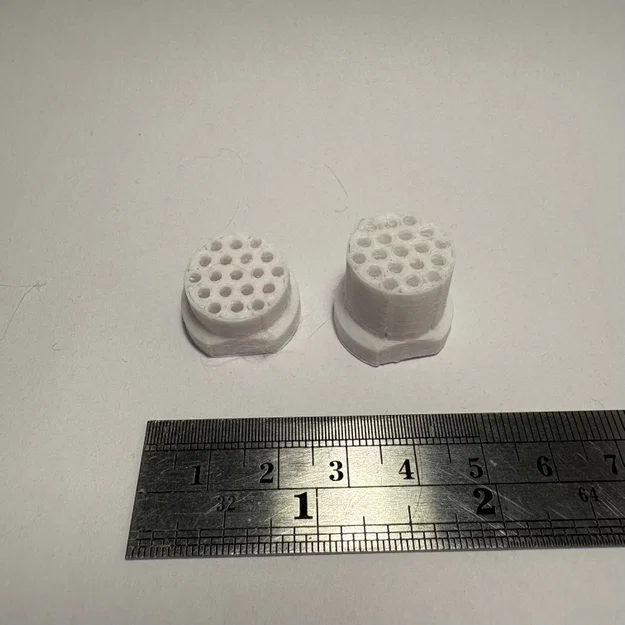 Insert MIL Connector Size D 19 Contacts (D38999 15-19) - Image 1