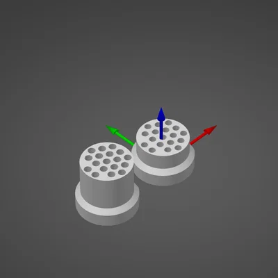 Insert MIL Connector Size D 18 Contacts (D38999 15-18)