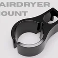 Giá Treo Máy Sấy Tóc Gắn Ống Radiator — Có Khe Diffuser | Cần Ốc Vít - Thumbnail 1