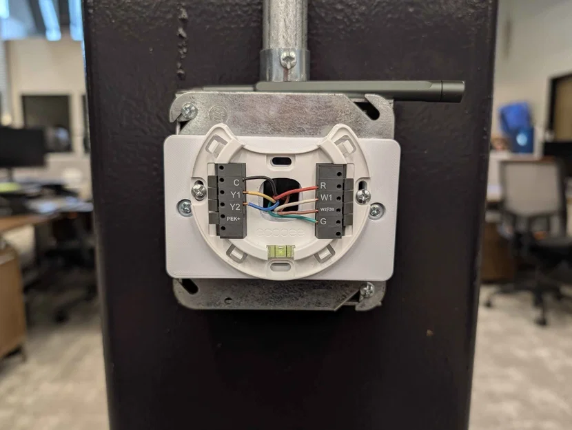 Tấm Adapter Gắn Hộp Điện cho Ecobee (Ecobee Electrical Box Mounting Plate) - Image 2