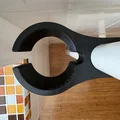 Giá Treo Máy Sấy Tóc Gắn Ống Radiator — Có Khe Diffuser | Cần Ốc Vít - Thumbnail 3