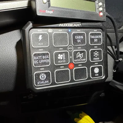 Nhãn/Dán Sticker cho Auxbeam Switch Panel