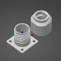 Vỏ MIL Connector Size B Keying D (D38999) – print-in-place - Thumbnail 2