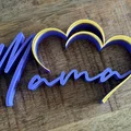 Bundle Bảng Chữ Mama Trái Tim | 3 Phiên Bản | Quà Ngày của Mẹ | Decor In 3D | Đa Màu - Thumbnail 4