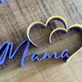 Bundle Bảng Chữ Mama Trái Tim | 3 Phiên Bản | Quà Ngày của Mẹ | Decor In 3D | Đa Màu - Thumbnail 7