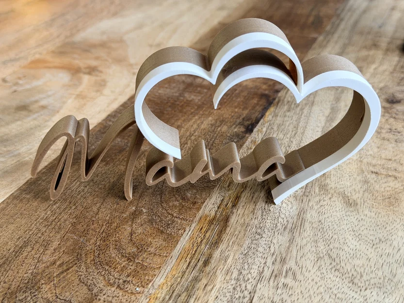 Bundle Bảng Chữ Mama Trái Tim | 3 Phiên Bản | Quà Ngày của Mẹ | Decor In 3D | Đa Màu - Image 9