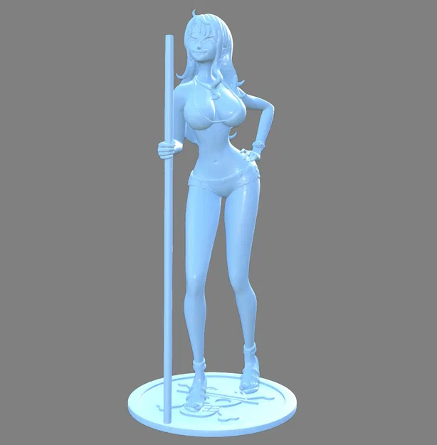 Mô hình 3D Nami (One Piece) cao 15cm - Image 4