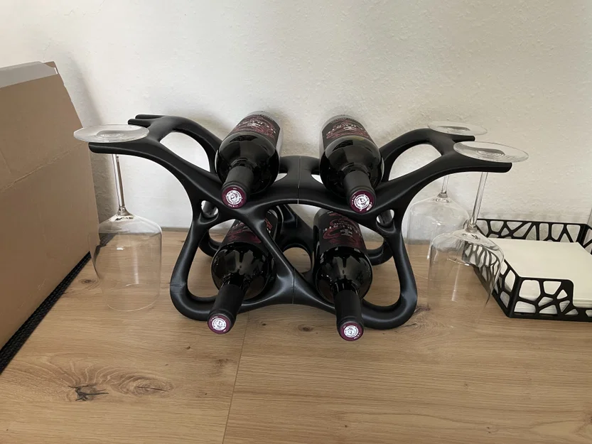 Giá đỡ/kệ để chai rượu vang (Vine bottle holder/stand) - Image 1