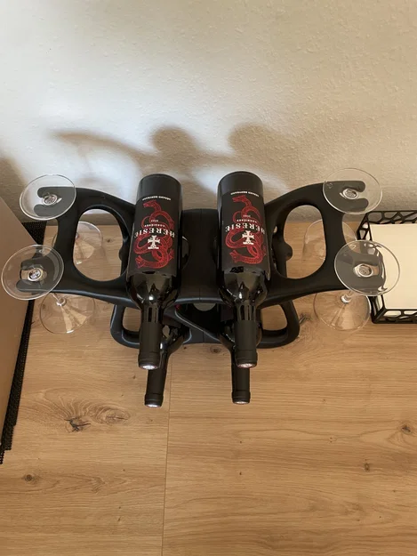 Giá đỡ/kệ để chai rượu vang (Vine bottle holder/stand) - Image 4
