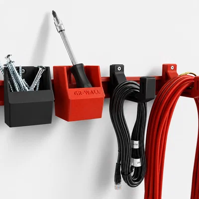 GR-Wall: Hệ thanh ray modular treo tường cho gara