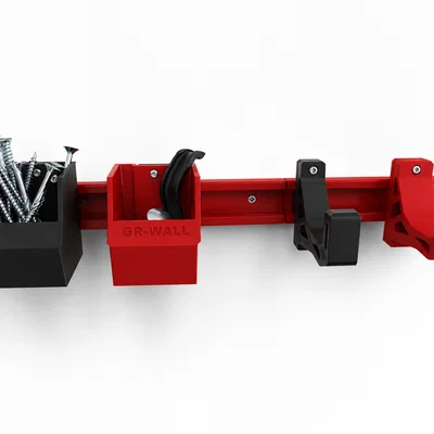GR-Wall: Hệ thanh ray modular treo tường cho gara