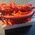 Mô hình 3D Rồng cuộn quanh thanh kiếm ấn tượng - Thumbnail 2