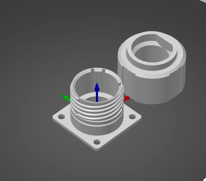 Vỏ MIL Connector Size D Keying E (D38999) dạng print-in-place - Image 3