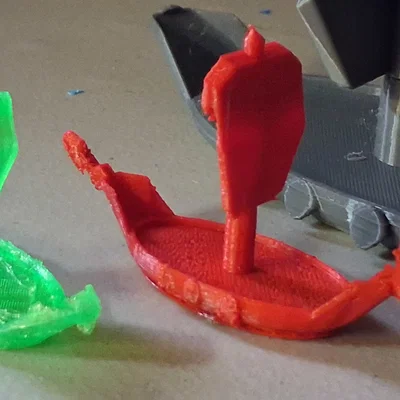 Mô hình tàu chiến Viking 3D độc đáo