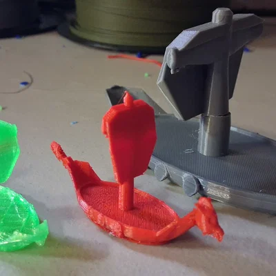 Mô hình tàu chiến Viking 3D độc đáo