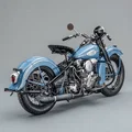 Mô hình in 3D Harley Davidson Knucklehead 1938 cổ điển chi tiết - Thumbnail 2