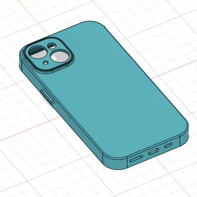 Mẫu in 3D ốp lưng bảo vệ cho iPhone 14 (Thiết kế cơ bản)
