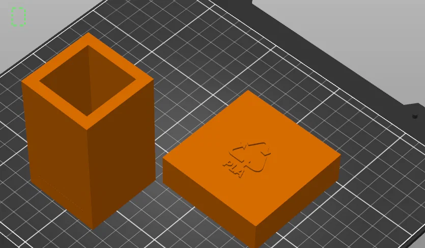 Hộp chứa rác in 3D (KOŠ PLA) nhỏ gọn cho không gian làm việc - Image 1